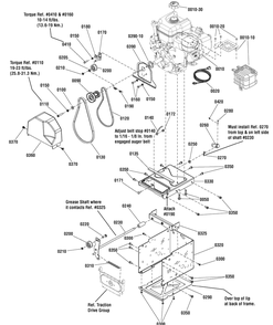 Part Location Diagram of 12D116-0141-E8 Murray Engine, 9Tp Briggs and Stratton